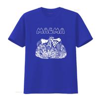 MAGMA Prog Rock Marškinėliai Unikalus meno spaudinys Retro dvasia Patogus medvilnės mišinys vintage išskalbtas Tampri Stilingi Kasdieniai Minkšti S blue