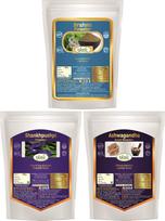 Biotic Natural Shankhpushpi, Brahmi and Ashwagandha Powder - 300g (100g each)