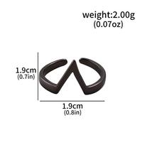 Game Valorant Ring Clove Ring Set Adjustable Silver Black Rings with Purple Heart Design For Women Men Jewelry Gift black