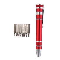1SET 8 In 1 Multitool Pen Screwdriver Mini Set Handy Tool, Magnetic Portable Screwdriver for Repairing Installing Hand Tool