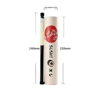 1Pcs Diy Sushi Roller Kit Food Grade Sushi Paper Tube Sushi Pushing Mold Sushi Maker Tool For Home Cuisine Making Tool white