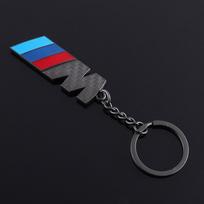 3D Metal Car Emblem Keychain Key Chain Keyrings Key Holder for BMW M3 M5 M Power Auto Modification Accessories Fashion Gift hbzh52 gray