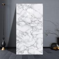 Atsparus vandeniui marmuro plytelių lipdukas svetainės ir televizoriaus sienos renovacijai 30-60CM gray