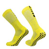 Anti Slip Football Grip Socks Breathable Sports Training Socks Soccer Grip Socks  Soccer Matches geltona