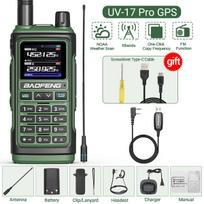 Baofeng UV-17 Pro GPS Air Band Walkie Talkie Long Range Wireless Copy Frequency FM Handheld DTMF Two Way Ham Radio Rechargeable US