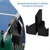 Smartphone Fence Mount Compact Tennis Net Phone Holder for Pickleball Black juoda