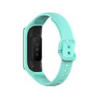 Sport Adjustable Rubber Smart Bracelet Silicone Strap Replacement Watch Band Fit E mėtų žalios spalvos