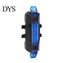 Dviračio LED Galinis Žibintas USB Įkraunamas Dviračių Saugos Įspėjamasis Žibintas mėlyna