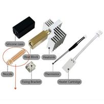 Hotend Kit Replacement for Elegoo Centauri Carbon 3D Printer 0.6mm Nozzle Extruder Hot End Kit with Silicone Sleeve and Brush white