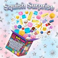 Holiday Theme  Blind Box Cute Random Squishy Squeeze Toy Slow Rebound Stress Relief Fidget Toy Single Pack Surprise Gift yellow