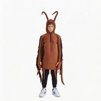 Helovino tarakono kostiumas juokingas tėvų ir vaikų kostiumas parodija cosplay vaikas suaugęs tarakono pasirodymo kostiumas One size fits all brown