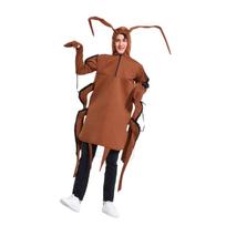 Helovino tarakono kostiumas juokingas tėvų ir vaikų kostiumas parodija cosplay vaikas suaugęs tarakono pasirodymo kostiumas One size fits all brown
