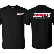 COMP Cams Top Racing T-Shirt - Premium Cotton Blend Unisex Mechanic Tee for Car XL black
