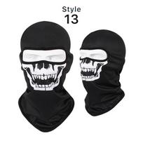 Kaukolė Balaclava Pilnas veido apdangalas Bandana Lauko dviračių sportui Veido kaukė Kaklo mova Motociklo priedai KTB 13