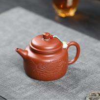 250ml Authentic Yixing Purple Clay Teapots Famous Master Handmade De Zhong Pot Raw Ore Zhu Mud Kettle Zisha Tea Set Supplies brown