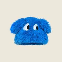Mielas Animacinis Juokingas Moteriškas Kepurė Saldus Pliušinis Kepurė Žieminis Šiltas Lauko Kepurė Megzta Mada Aps One Size blue