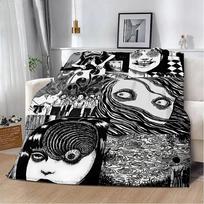 Trilerio Manga Junji Ito Tomie Spausduotas pledas Pledai iškylai Šiltas pledas Minkštas ir patogus Namams Kelionėms Gimtadienio dovana 130x150cm