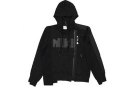 Nike X Sacai Double Zip Hoodie 'Black/Dark Obsidian' CD6303-010 M black
