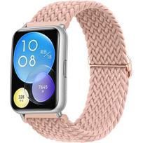 Dirželis HUAWEI watch fit 2 apyrankės priedai pintas solo kilpos apyrankė riešo dirželis pakeitimo diržas correa HUAWEI watch fit2 HUAWEI watch fit 2 gray
