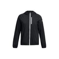 (WMNS) Under Armour Launch Lightweight Jacket 'Black White' Women's 1381881-001 XL black