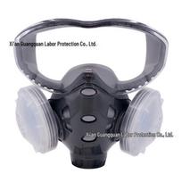 8200 Integrated KN95 Dust Mask with Eye Protection for Industrial and Decoration Use 20 KN95 Filters (Without Mask) gray