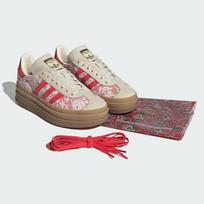 JR8885 Liberty London adidas Originals Gazelle Bold Better Scarlet (Women's) 9W gray