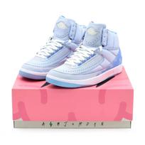 DQ7691-419 J Balvin Nike Air Jordan 2 Retro SP Celestine Blue White (Vyriški) 7.5 gray