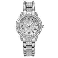 Diamond-encrusted Roman Pattern Women's Watch Women's Watch Bracelet Cornucopia Women's Model sidabras