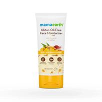 Mamaearth Ubtan Oil-Free Face Moisturizer With Turmeric & Saffron For Skin Brightening - 80g white