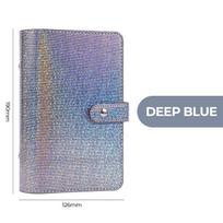 A6 Crystal Ring Binder Cash Budget Book and Daily Financial Planner. gray