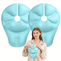 Breast Heating Pad Cooling Gel Packs Ice & Heat Therapy for Breastfeeding Post Surgery Recovery Reduction Nursing Pain Relief blue