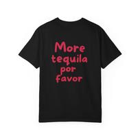 More Tequila Por Favor Shirt Garunisextdyed Fiesta Tee Mexico Vacation Unisex Shirt Fashion Trend Casual And Comfortable Y2k Style 2XL red