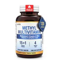 Methyl Vitamin 15 Types 120 Capsules Active Multivitamin 8 Types B12 Niacinamide Riboflavin Active Folic Acid Pantothenic Acid Herba Canada 1 pcs