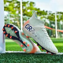 Vyriški futbolo bateliai TF/FG Sportiniai su dygliukais Soc Socer Cleats Vaikams Dirbtinės dangos Vidinis Lauko Treniruotės Neslystantys Vaikų Futbolo Batai 36 gray