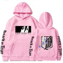 Attack On Titan Mikasa Ackerman Men'S Hoodie L pink