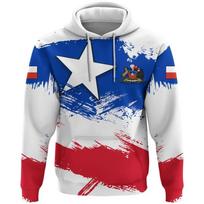 3D Spausdinti Čilės Nacionalinio Herbo Žemėlapio Hoodies Vyrams Čilės Vėliavos Grafiniai Puloveriai Laisvalaikio Hoody Viršūnės Megztiniai Ilgomis Rankovėmis L blue