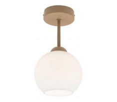 BRILAGI - LED prigludęs šviestuvas RETRO GLASS 1xE27/60W/230V Ø 15 cm smėlinė/balta