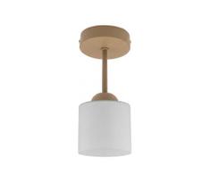 BRILAGI - LED paviršinė liustra RETRO GLASS 1xE27/60W/230V skersmuo 10 cm smėlinė/balta
