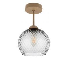 BRILAGI - LED prie lubų montuojamas šviestuvas R GLASS 1xE27/60W/230V skersmuo 18 cm smėlinė/dūminė pilka