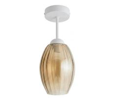 BRILAGI - LED lubinis šviestuvas R GLASS 1xE27/60W/230V skersmuo 17 cm balta/dūminė smėlinė