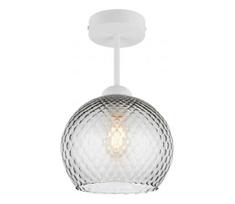 BRILAGI - LED prigludęs lubinis šviestuvas R GLASS 1xE27/60W/230V Ø 25 cm balta/dūminė pilka