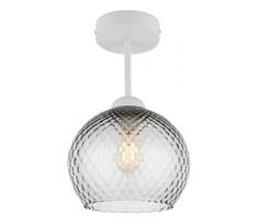 BRILAGI - LED ant lubų montuojamas šviestuvas R GLASS 1xE27/60W/230V skersmuo 18 cm balta/dūmų pilka