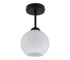 BRILAGI - LED Prie lubų montuojamas liustras RETRO GLASS 1xE27/60W/230V skers. 15 cm juoda/balta