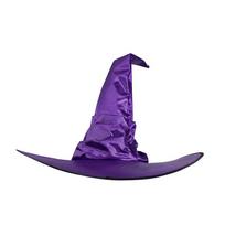 Helovino Raganos Skrybėlė Juoda Klostuota Burtininko Skrybėlė Moterims Vyrams Maskarado Vakarėliui Karnavalo Kostiumas Cosplay Rekvizitai Helovino Dekoracijos purple