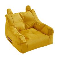 Daugiaspalvė maža sofa-kėdė, mažas dydis, kūdikių skaitymui, tinginukas, patogi vaikiška sofa, kūdikis geltona