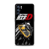 Initial D telefono dėklas, skirtas Oppo A17 A31 A54 A57 A78 A79 A98 Find X5 X6 Reno 6 7 8 10 11 12 13 F Pro 5G, minkštas TPU dėklas Fundas Reno10