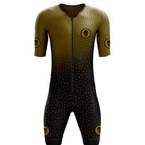 Cycling Suit Triathlon Onesie Tight Body Vertical Pattern Mountain Bike Road Bike Roller Skating Suit Breathable 2026  One-piece Cycling Suit Set XXL