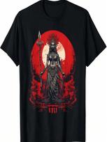 Kali Goddess Of Death, Time And Doomsday Hindu God Occult T-Shirt M įvairiaspalvis