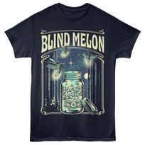 Blind Melon Est 91 Hoon & Bros Fireflies Mason Jar Men's T Shirt Rock Band Merch 2XL gray