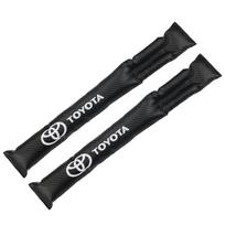 car sticker for toyota yaris camry Carbon Fiber Leakproof Protective Seat Gap Car Cover Pad chr corolla rav4 prius accessories PM1 black